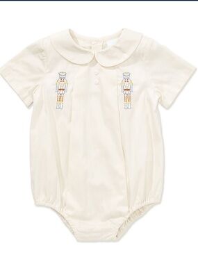 Edgehill Collection x The Broke Brooke Baby Boys Nutcracker One-Piece Romper 6M